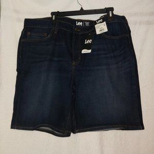 Women's Lee Midrise Bermuda Shorts, Size 22M, Pair 1